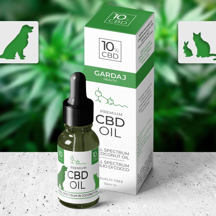 Aceite de CBD 10% - 10 ml para uso veterinario