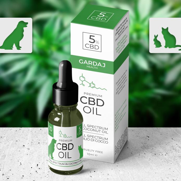 Aceite de CBD 5% - 10 ml para uso veterinario